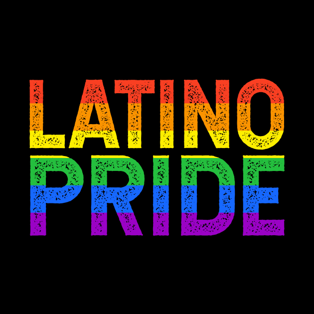 Latino Pride - rainbow design by verde