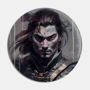 Gothic Samurai - Oil Paint Pin