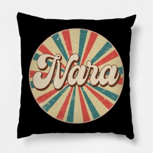 Circle Design Nara Proud Name Birthday Anime Pillow