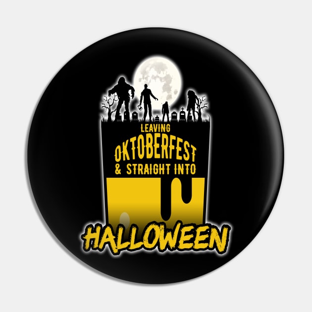 Halloween Oktoberfest Zombies Pin by pa2rok