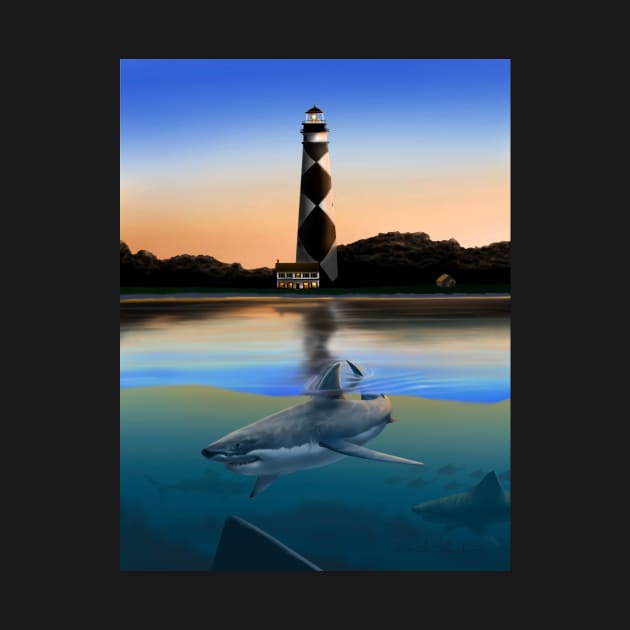 Cape Lookout by dtipaints