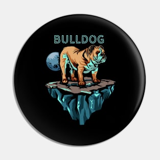 Bulldogs in Space Pin