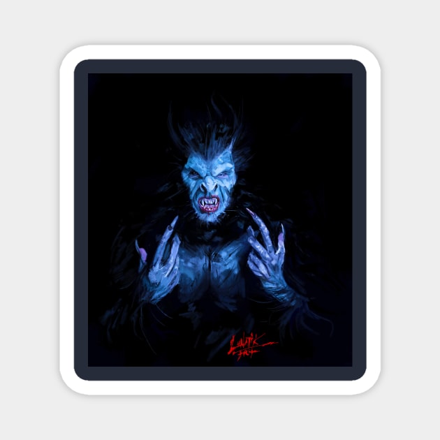 Dracula Werewolf Magnet by Art Of Lunatik