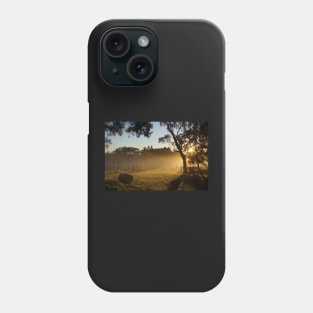 Sunrise over the vines by Avril Thomas at Magpie Springs Phone Case