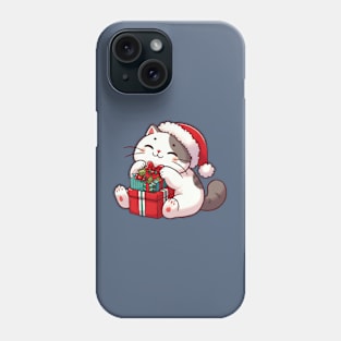 Fat Christmas Cat Phone Case