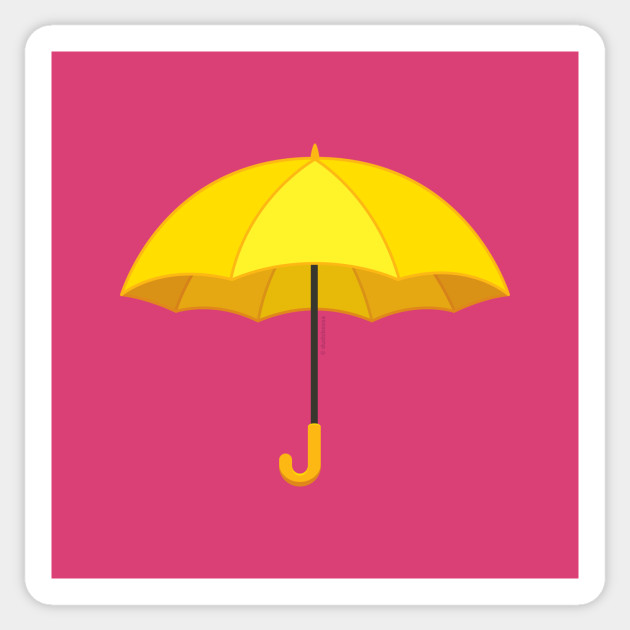 Legen... dary! - Yellow Umbrella - Sticker