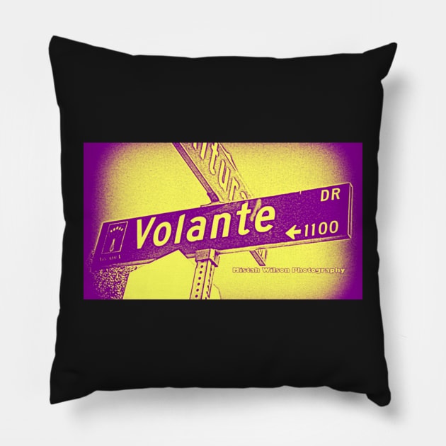 Volante Drive, Arcadia, California ICE CREAM by Mistah Wilson Pillow by MistahWilson