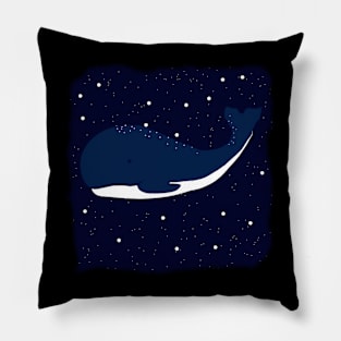 Whale in the univserse Pillow