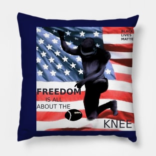 Black Lives Matter - Freedom is all about the Knee Pillow