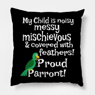 Proud Parent Parrot Pillow