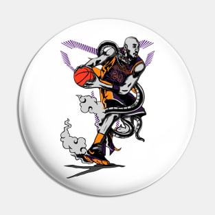 Kobe Bryan Vector Art Pin