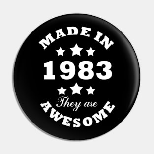 Made in 1983 the are awesome Pin