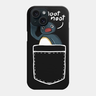 Noot Noot Funny Penguin Meme Pocket Phone Case