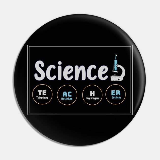 science teacher Pin by Printashopus