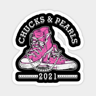 Chucks And Pearls 2021 gifts Magnet