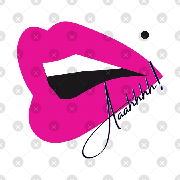 Purple Lips... Aaahhhh! by boldstuffshop