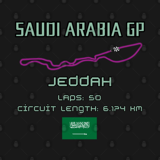 Saudi Arabian Grand Prix, Jeddah Circuit, Formula 1 by Pattyld