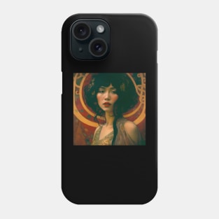 Art Deco Style Woman Phone Case