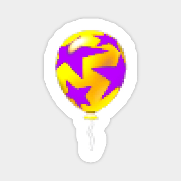 Yellow Balloon Sprite Magnet by SpriteGuy95