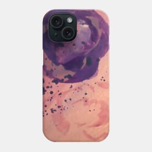 Purple Rose Abstract Phone Case