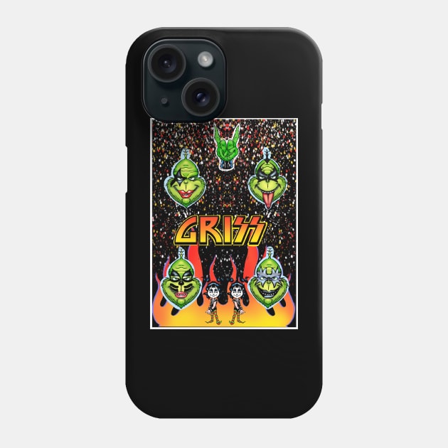 MERRY GRISS-MAS Phone Case by Biomek