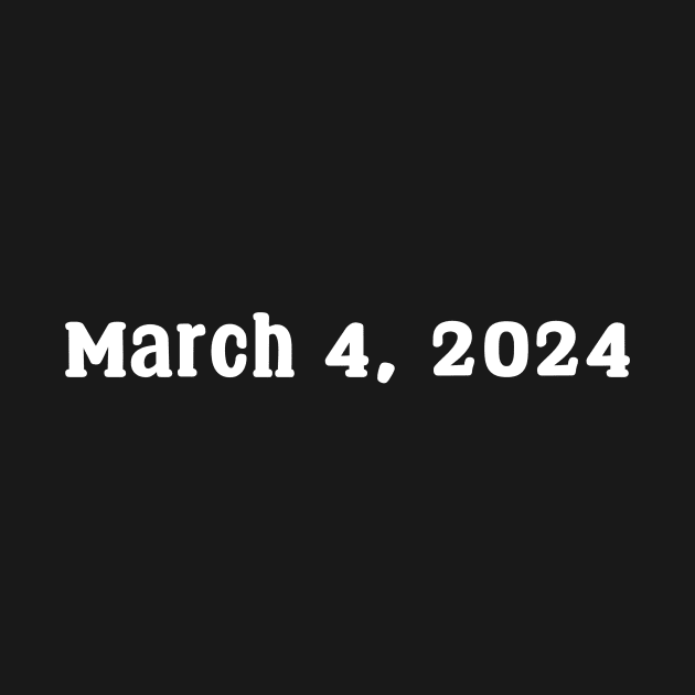 March 4, 2024 Save The Date Trump Trial by Little Duck Designs