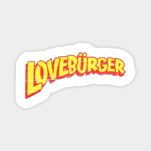 Loveburger Magnet by RASRAP