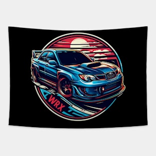 Subaru Impreza WRX Sunrise Graphic Tapestry