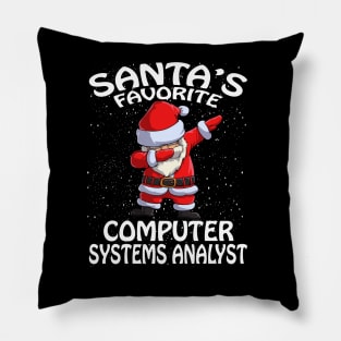 Santas Favorite Computer Systems Analyst Christmas Pillow