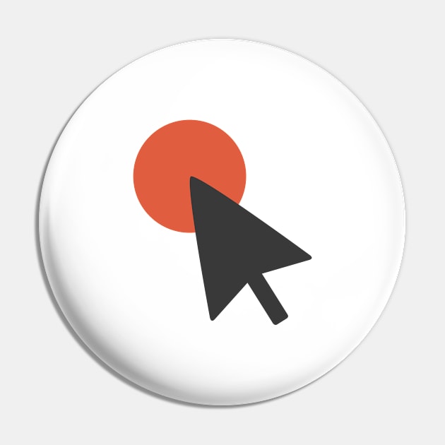 Mouse Arrow Pointer Selection Pin by THP Creative