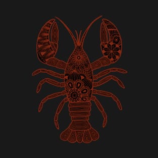 Lobster (black and brown vertical) T-Shirt