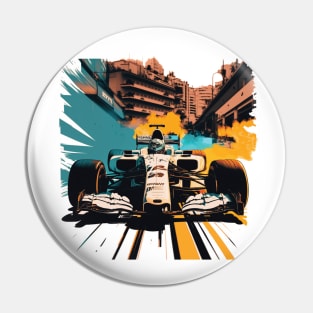 Formula one race Pin