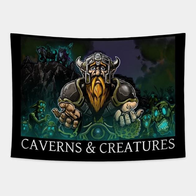 Caverns & Creatures: Clerical Error Tapestry by robertbevan