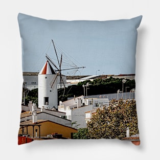 Menorca Windmill Pillow