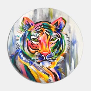 Colorful tiger Pin