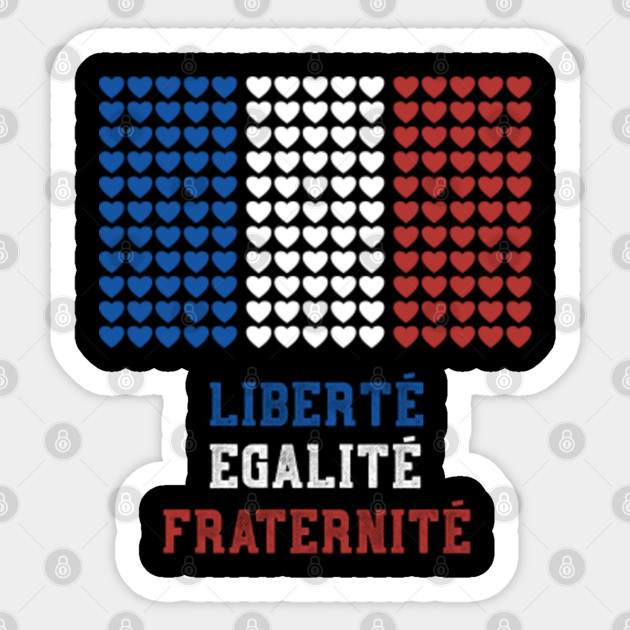 Sweatshirts Liberte Egalite Fraternite France Motto Patriotic Sweatshirt Bekleidung
