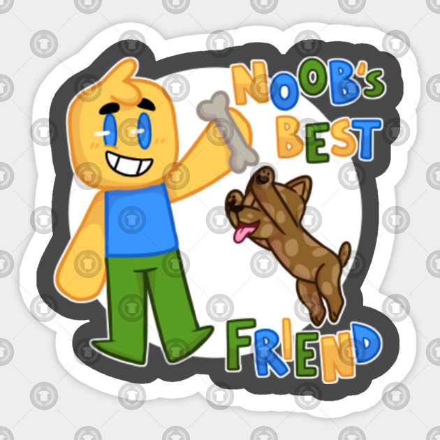 Noobs Best Friend Roblox Noob With Dog Roblox Inspired T Shirt - roblox noob photo