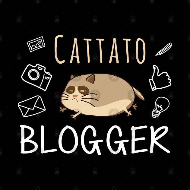 Cat and Blogger - Cattato Blogger by KC Happy Shop