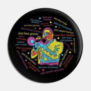Jazz Without Borders Pin