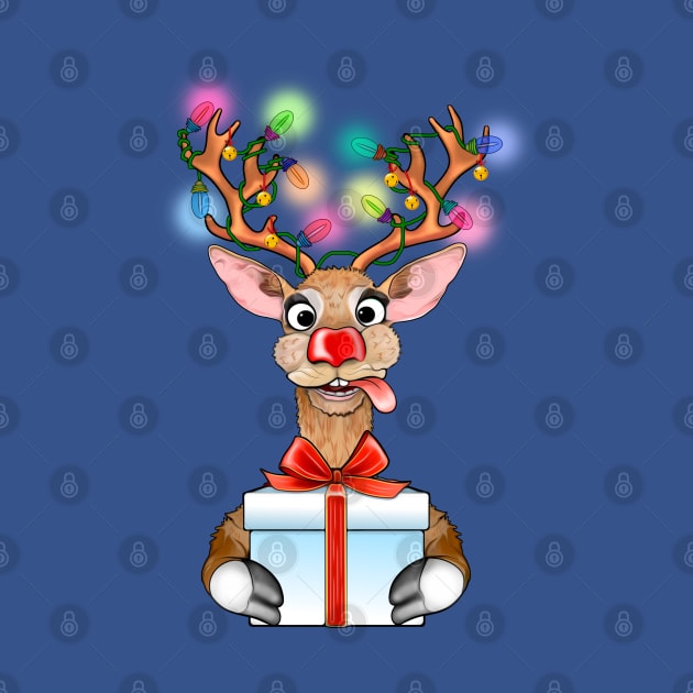 Adorable Christmas Reindeer by SafSafStore