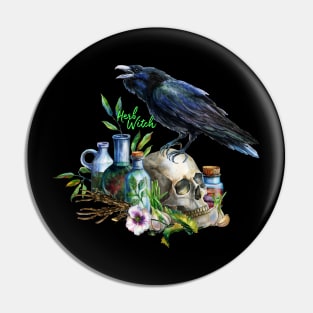 The herb witch crow Pin