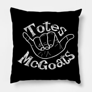 Totes McGoats MaGoats mcGotes Boston wicked smart Massachusetts slang Pillow