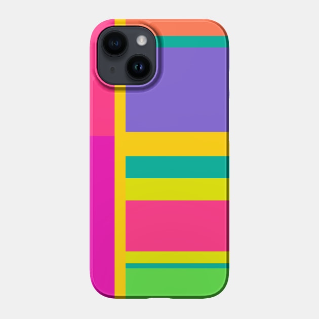 Neon Square iPhone Case