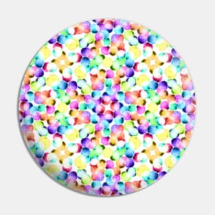 Kaleidoscope Rainbow Dots! Pin