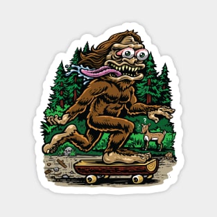 Skatesquatch Magnet