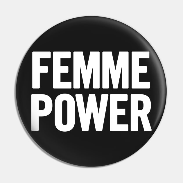 Femme Power Pin by sergiovarela