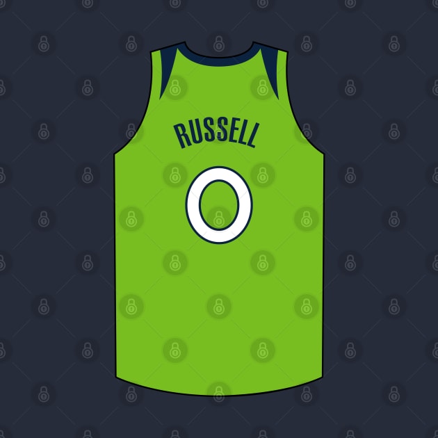 D'Angelo Russell Minnesota Jersey Qiangy by qiangdade