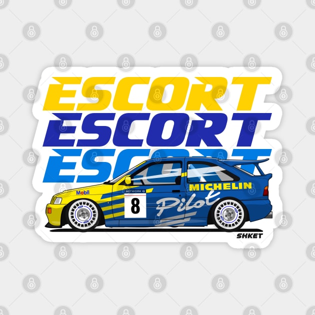 ESCORT RALLYE Magnet by shketdesign