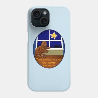 Nursery rhyme twinkle twinkle little star  Cavapoo puppy dog  - cavalier King Charles spaniel poodle Phone Case