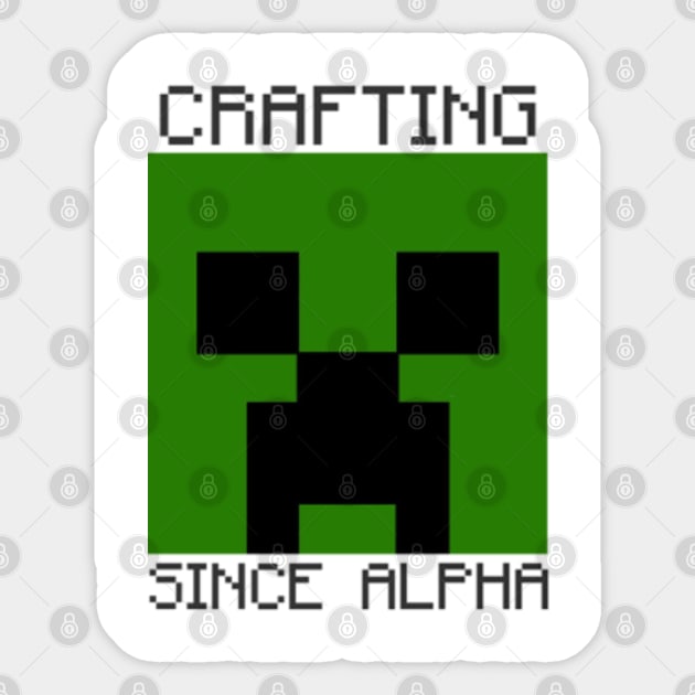 Minecraft Creeper Face - Minecraft - Sticker